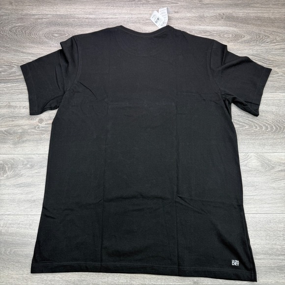 Lacoste Sport Shirt Mens XLT Black Big Green Crocodile Logo Tee Short Sleeve - Picture 8 of 13